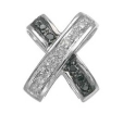 Подвеска с черными бриллиантами AD2685-88Y-W 2009 г инфо 7922r.