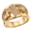 Кольцо с фианитом TED LAPIDUS 50-0259-01 2009 г инфо 8569r.