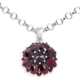 Подвеска из серебра с гранатами Happy Garnets G3047 2009 г инфо 8575r.