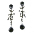 Серьги Серебро проба ниже 800 оливин синт 025 352 01 21-02781 2010 г инфо 8618r.