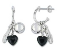 Серьги с ониксом и эмалью MAW0750 2009 г инфо 8791r.