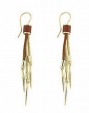 Серьги с кожаной вставкой 02-7357-01 2009 г инфо 8981r.
